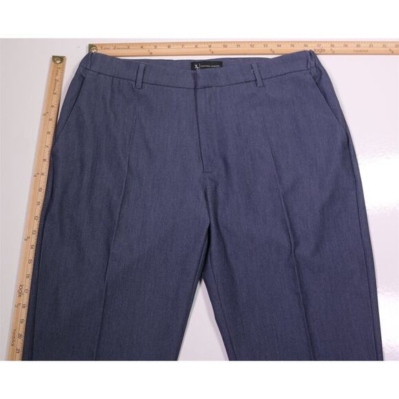 Tailored Athlete Muscle Fit Essential Trousers Chambray Blue Trousers 38x34 - Picture 8 of 11